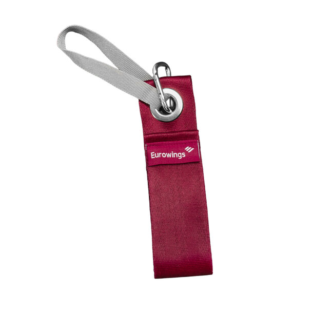 Luggage tag burgundy